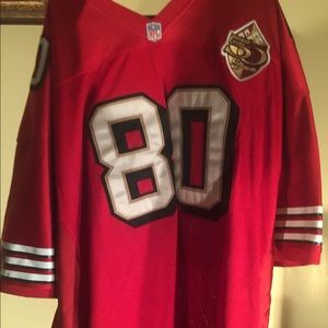 Jerry rice NFL football jersey .